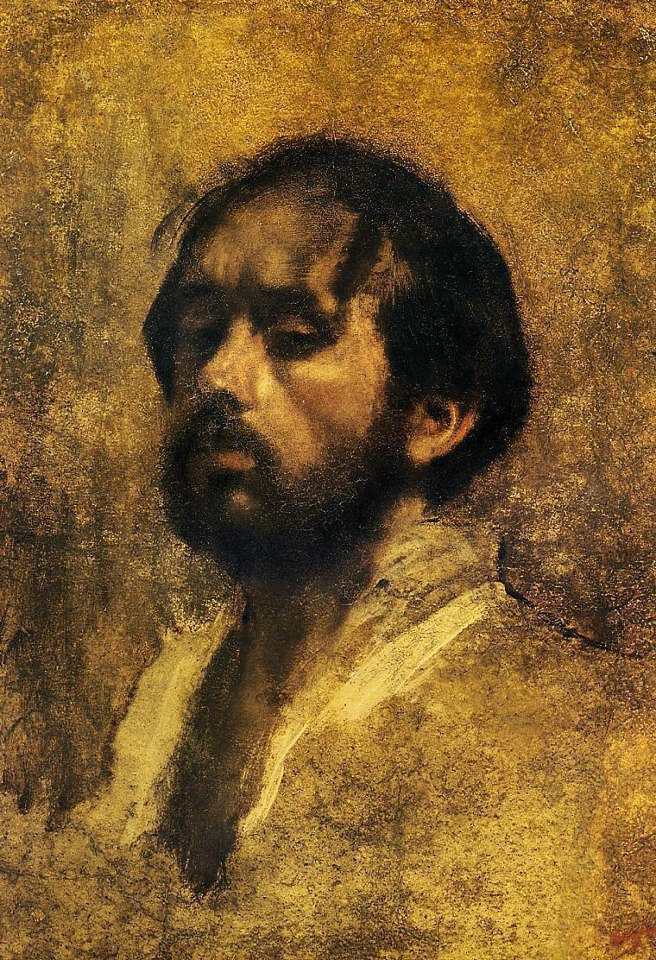 A self-portrait of Hilaire-Germain-Edgar De Gas....