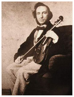 Niccolò Paganini (1782-1840).