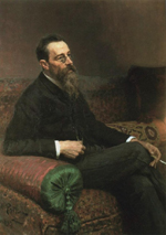 Portrait by Ilya Repin in 1893....