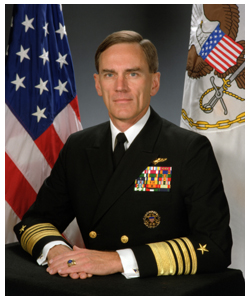 Admiral J Johnson, Chief of Naval  Operations (1996-2000).