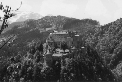 The 'Schloss Adler,' or die Burg Hohenwerfen.