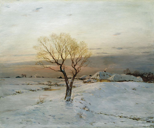 Nikolay Dubovskoy's Frosty Morning (1894).