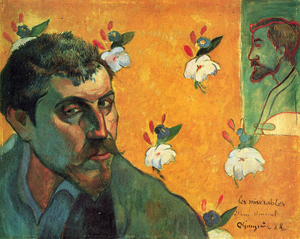 Paul Gauguin, self-portrait in 'Les Misérables.'
