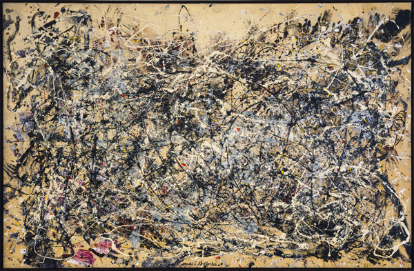 Number 1A by Jackson Pollock in 1948....
