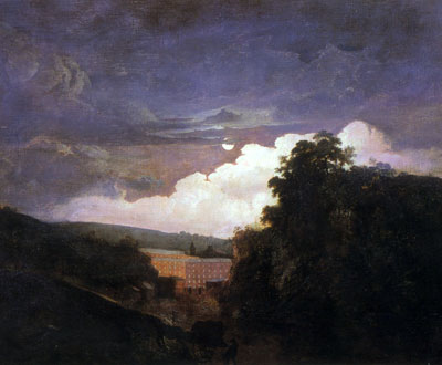 Joseph Wright's Arkwright's Cotton Mill by Moonlight....